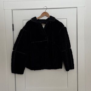 HM Black Faux Shearling Jacket